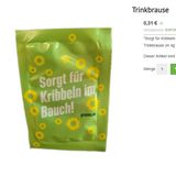 Schmeckt nach Aufbruch (und Waldmeister): die Trinkbrause von Bündnis 90/Die Grünen. 