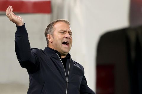 War mit dem Auftritt des DFB-Teams gegen Liechtenstein nicht ganz glücklich: Neu-Bundestrainer Hansi Flick