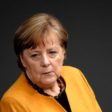 Merkel in gelb