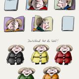 Im Laufe der Zeit gewöhnten sich die Deutschen an Angela Merkel und ihre immergleichen Sakkos. Die Amtsinhaberin gewann Wahl um Wahl - und konnte auch nach 2013 weiterregieren. Diesmal wieder in einer großen Koalition mit der SPD.