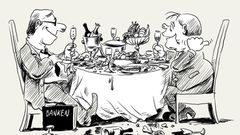 Nach der Bundestagswahl 2009 regierte Merkel vier Jahre lang in einer schwarz-gelben Koalition. 2010 warnte Vizekanzler Guido Westerwelle (FDP) vor "spätrömischer Dekadenz". Und meinte damit den angeblich zu großzügigen Sozialstaat - nicht jedoch seine eigenen Bezüge.