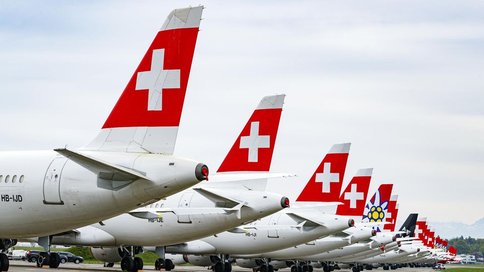 Flugzeuge der Airline Swiss