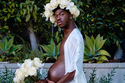 US-Rapper: Rapper Lil Nas X wirbt mit Schwangerschaftsbauch für neues Album