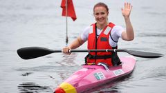 Edina Müller, 38, Gold im Kanu-Sprint über 200 Meter (KL1)