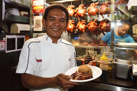 Chan Hong Meng alias Hawker Chan mit seinem berühmten Sterne-Gericht