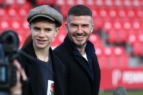 Romeo Beckham David Beckham 2019