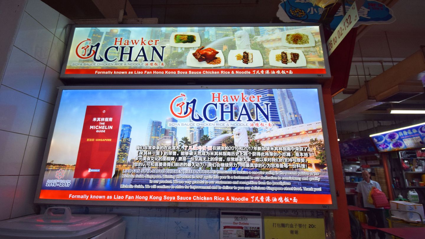 Hawker Chan in Singapur
