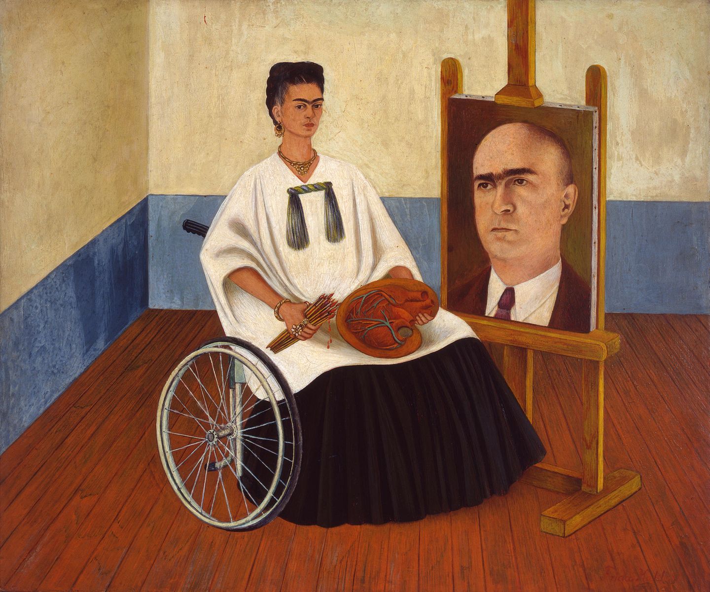 "Selbstbildnis (mit Dr. Farill), 1951