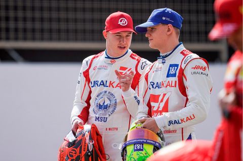Antitypen: Nikita Masepin und Mick Schumacher (r.)