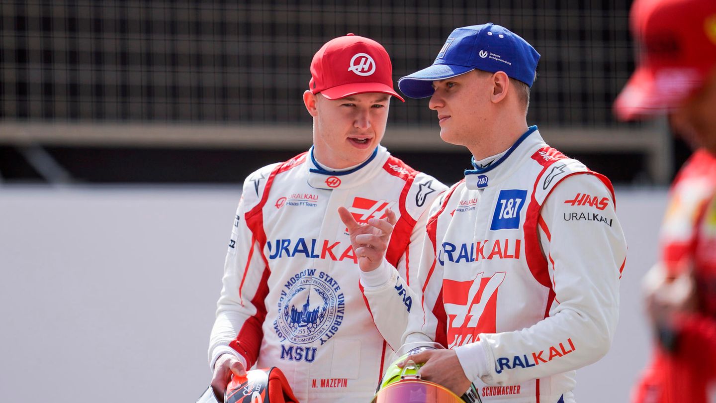 Antitypen: Nikita Masepin und Mick Schumacher (r.) Antitypen: Nikita Masepin und Mick Schumacher (r.)