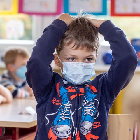 Erstklässler in der Werner Lindemann Grundschule in Mecklenburg-Vorpommern