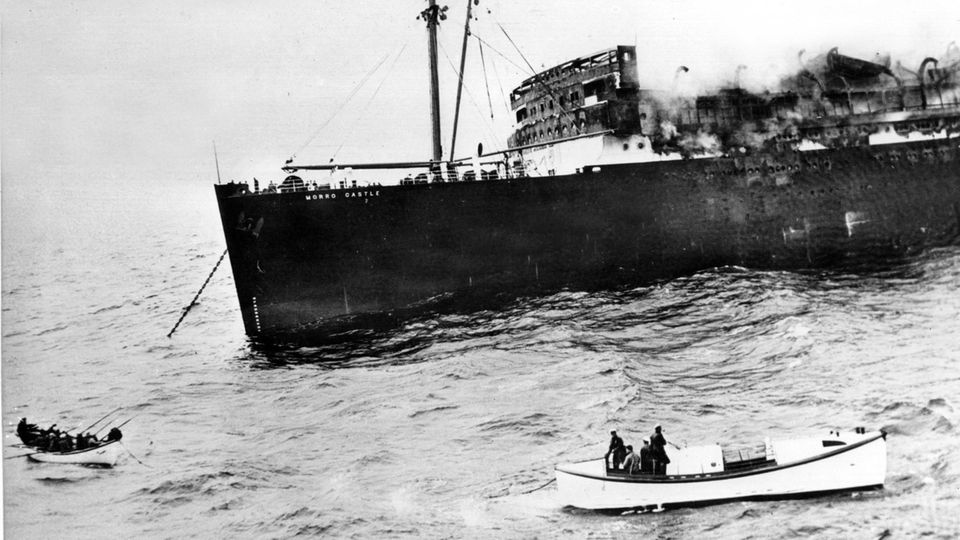 Feuer auf der "Morro Castle"
