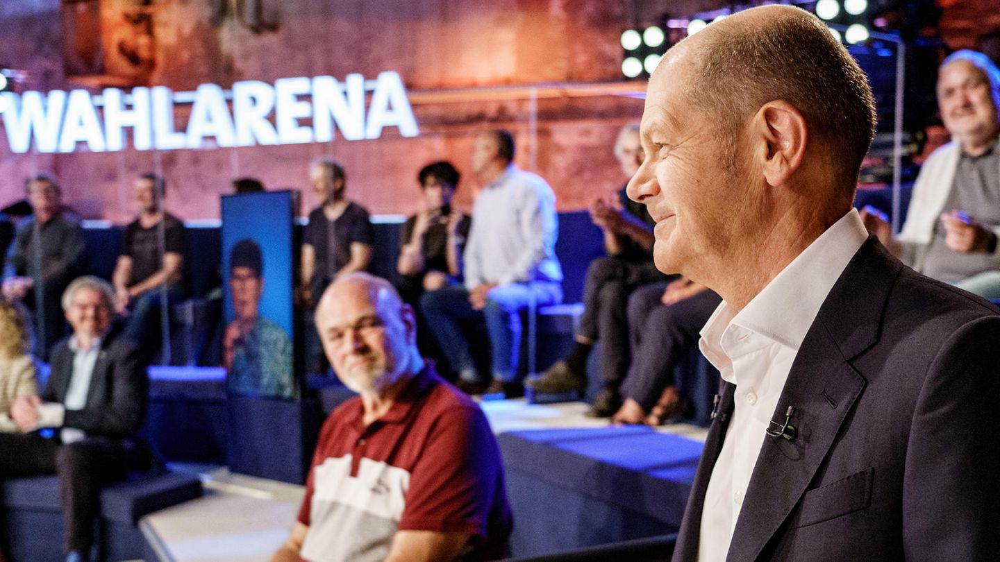 Olaf Scholz: What we take with us from the “Wahlarena” appearance of the SPD candidate for chancellor