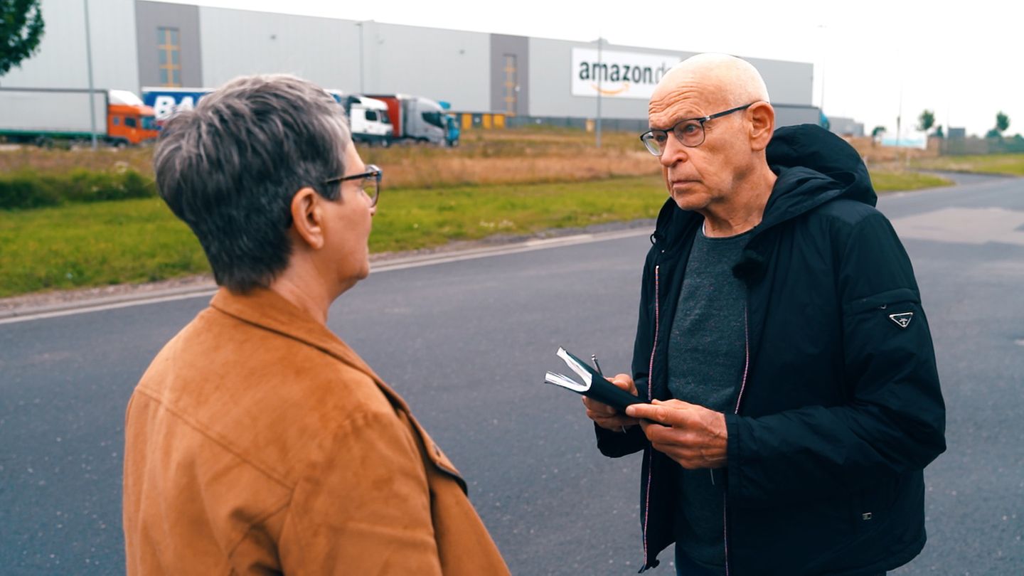 Günter Wallraff und sein Reporterteam haben die Arbeitsbedingungen bei Amazon recherchiert