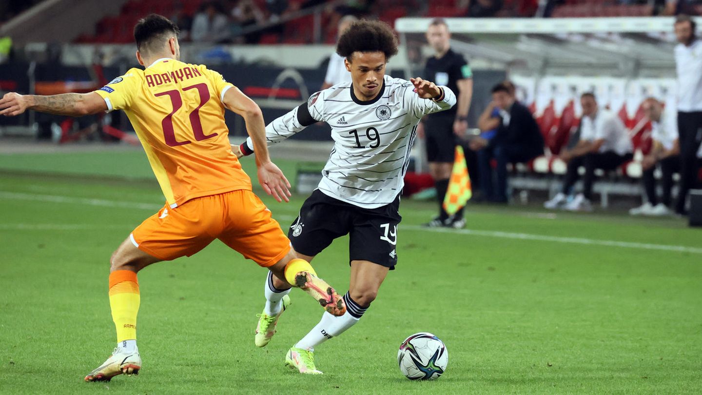 Gewinner: Leroy Sané ist sowas wie der Gewinner des drei WM-Qualifikationsspiele Gewinner: Leroy Sané ist sowas wie der Gewinner des drei WM-Qualifikationsspiele