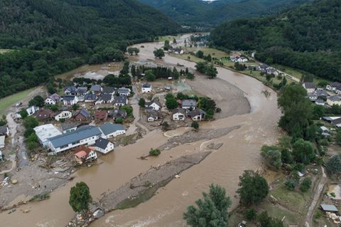 Zerstörung an der Ahr in Rheinland-Pfalz