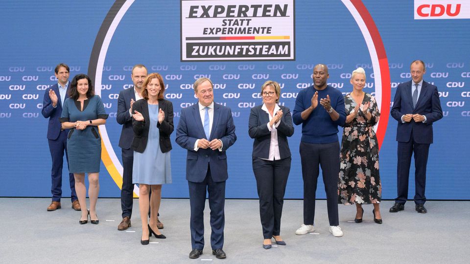 Das Zukunftsteam des Kanzlerkandidaten Armin Laschet – mit Leerstellen