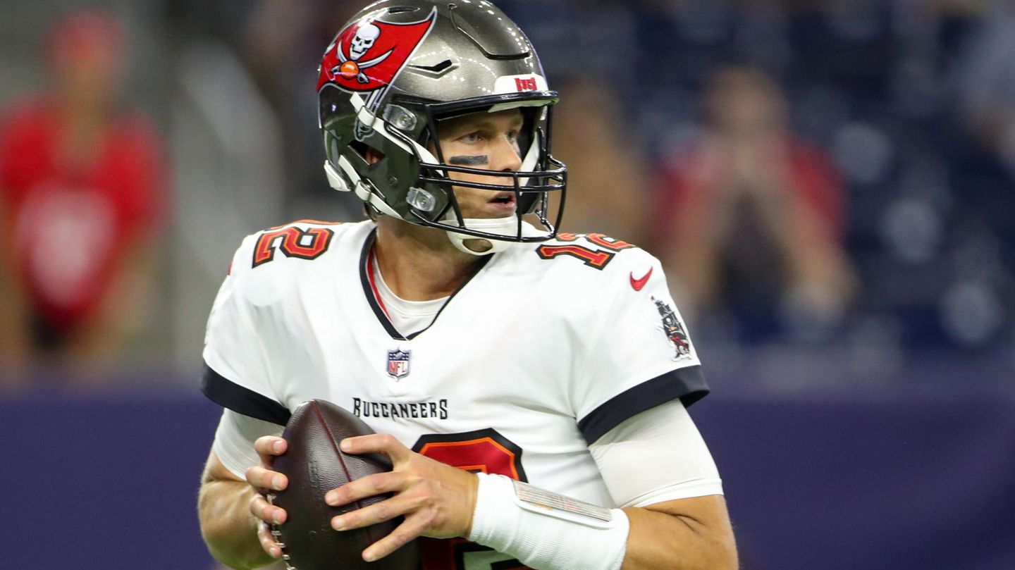 Auch mit 44 Jahren noch heiß auf Titel: Tom Brady, Star-Quarterback der Tampa Bay Buccaneers.
