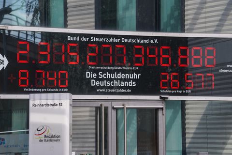 Schuldenuhr Berlin