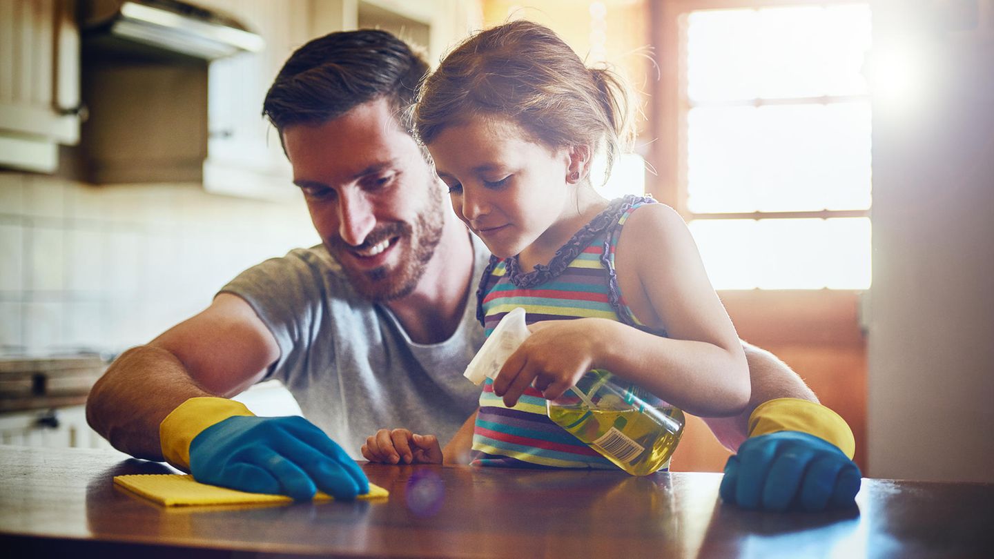 Manchmal muss dann ganz schnell das Familienchaos beseitigt werden