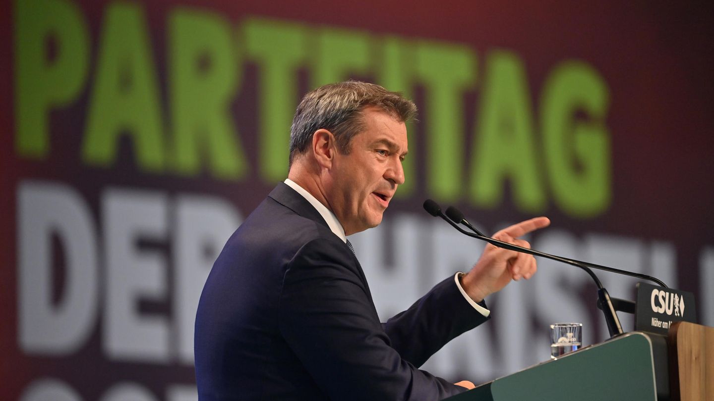 CSU-Parteitag Söder CSU-Parteitag Söder