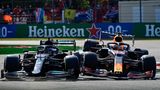 F1-Crash von Monza Berührung