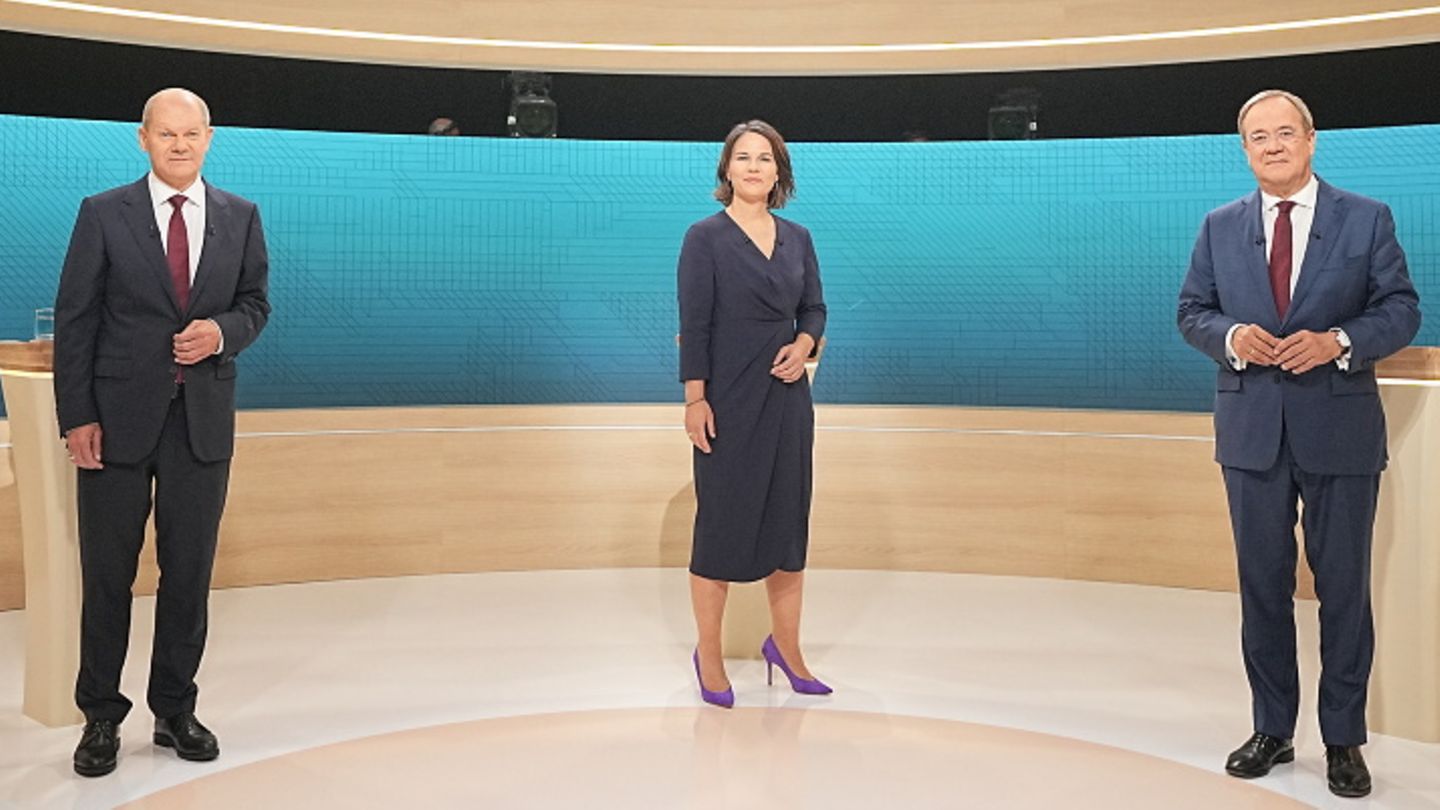 Second TV triall: So heated was the exchange of blows between Scholz, Baerbock and Laschet