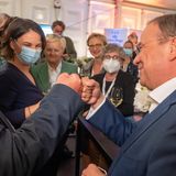 Laschet und Baerbock im Lager der Grünen