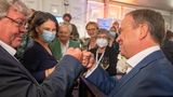 Laschet und Baerbock im Lager der Grünen