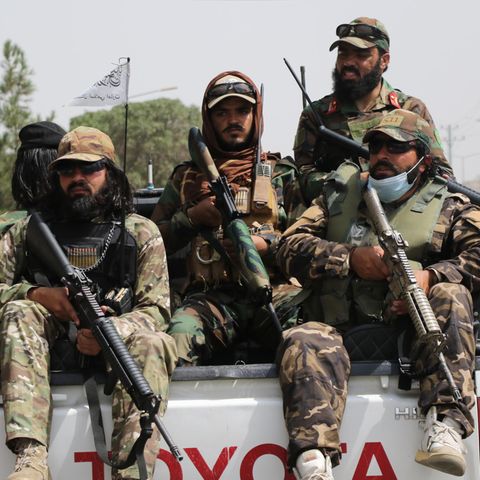 Taliban-Patrouille in Kabul