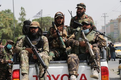 Taliban-Patrouille in Kabul