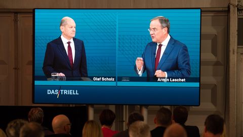 Scholz Laschet Triell