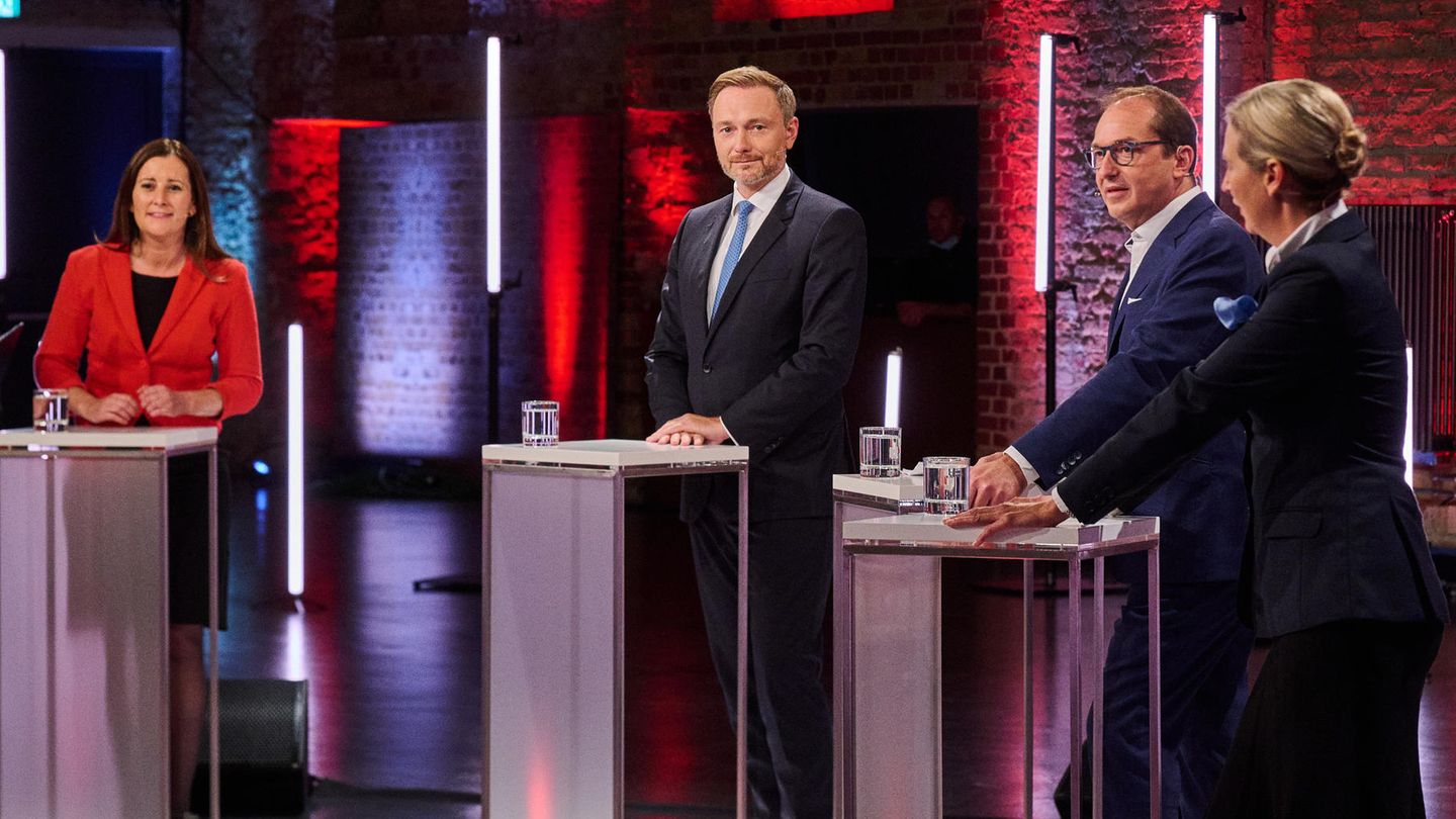 Bundestag election 2021: In the four-way battle of the “smaller ones” there was finally something going on