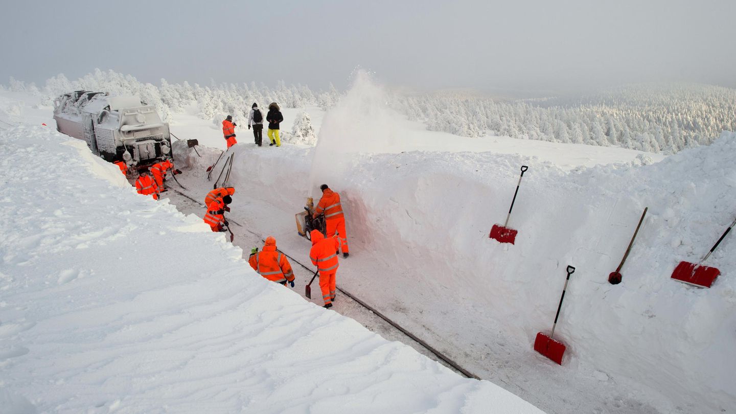 Brockenbahn im Winter