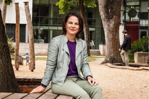 Annalena Baerbock während ihrer Wahlkampftour