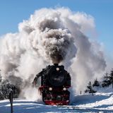 Brockenbahn im Winter