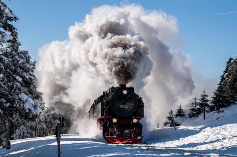 Brockenbahn im Winter