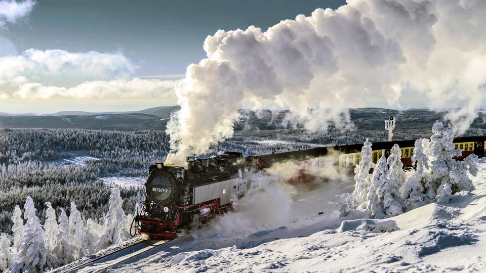 Brockenbahn im Winter