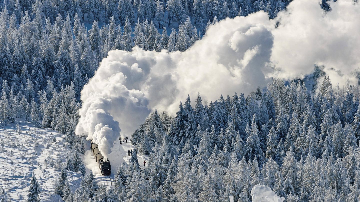 Brockenbahn im Winter