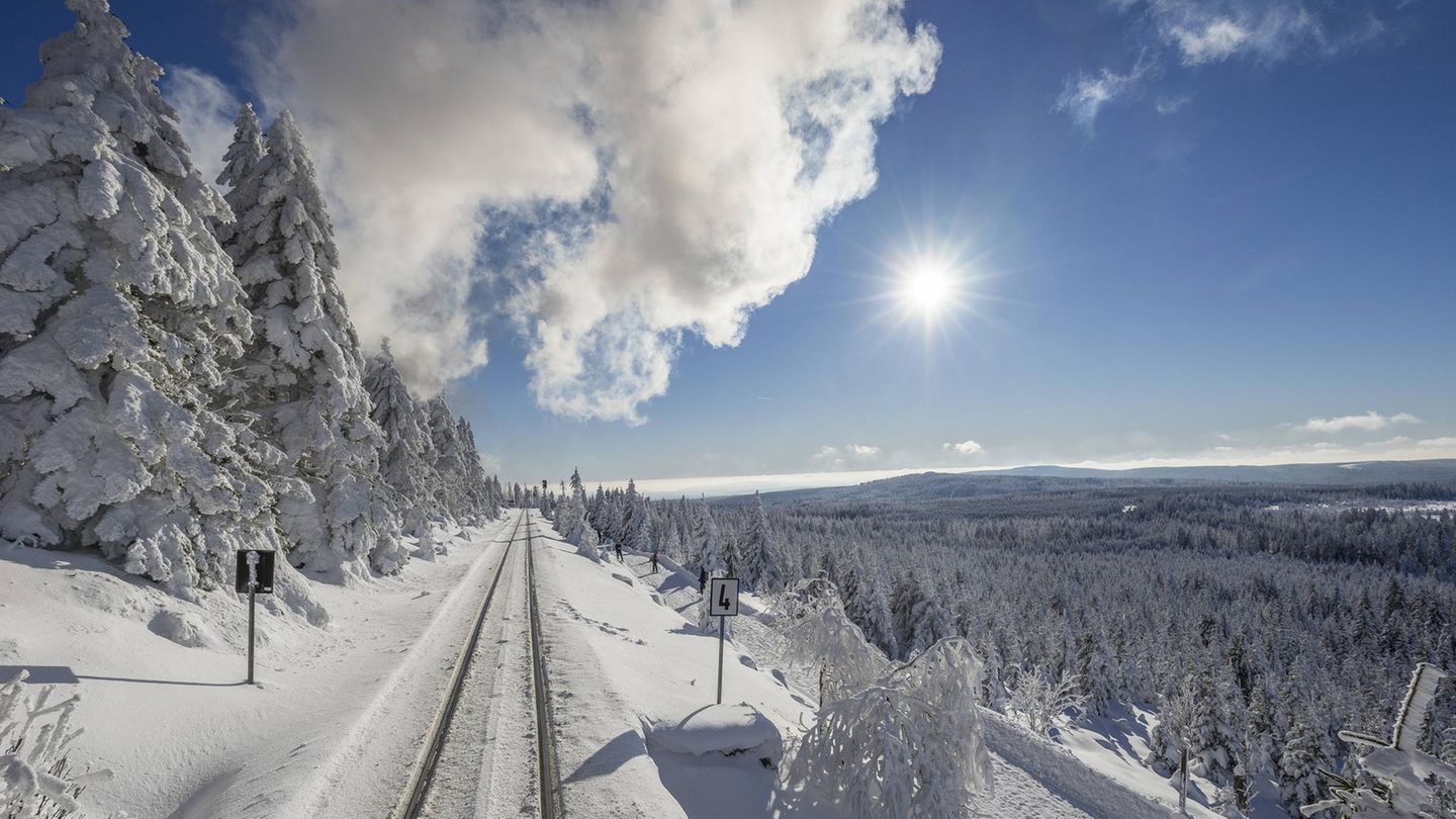 Brockenbahn im Winter