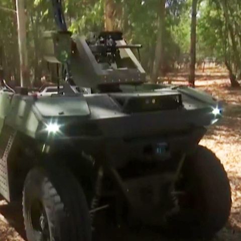 Rex Mk II: Rüstungskonzern aus Israel präsentiert fahrende Boden-Drohne