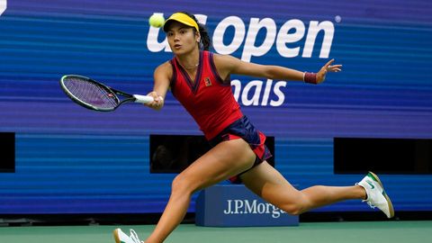 Emma Raducanu im Finale der US Open