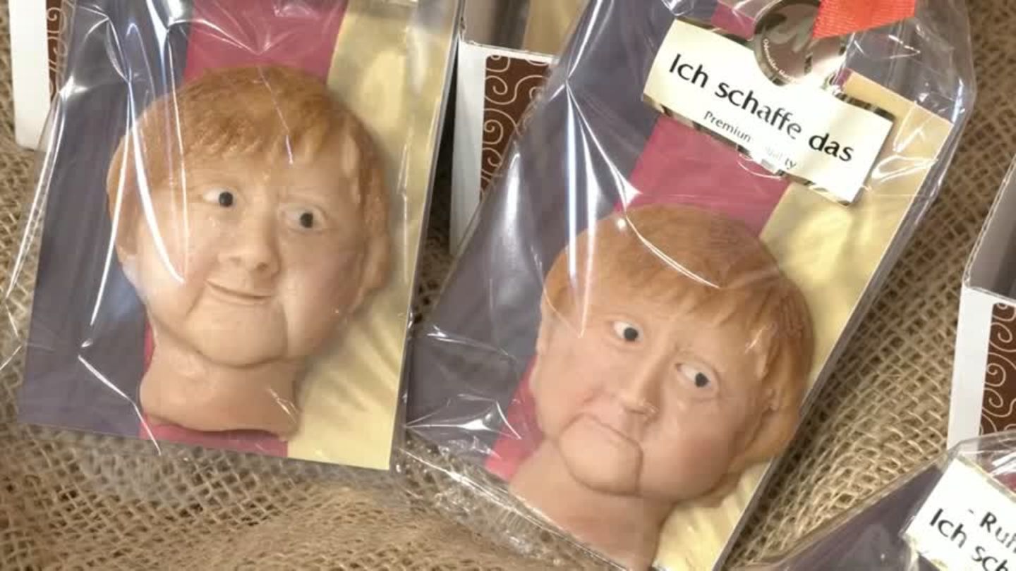 Angela Merkel made of marzipan: “Retirement – I can do it”