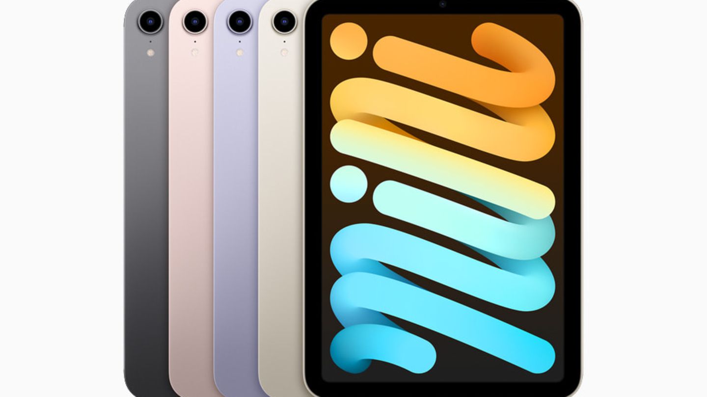 Keynote "California Streaming": Auch bei den neuen iPad Mini setzt Apple auf eine schicke Farbpalette