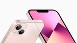 Keynote "California Streaming": Auch beim iPhone 13 und beim iPhone 13 Mini orientiert Apple sich an den Vorgängern. Auch hier sind die beiden Kameralinsen gewachsen. Gut zu sehen: Die bei allen Modellen kleiner Aussparung für Frontkamera und Gesichtserkennung im Display