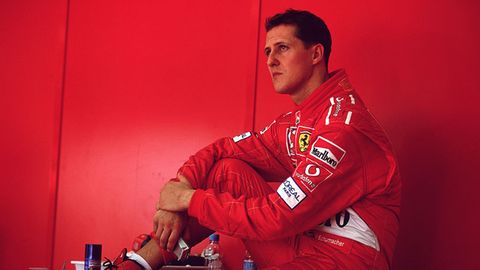 Eine Aufnahme von Michael Schumacher aus dem Jahr 2002 