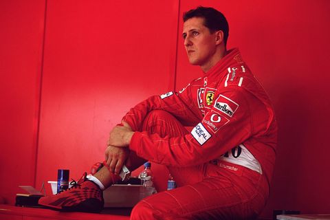 Eine Aufnahme von Michael Schumacher aus dem Jahr 2002 