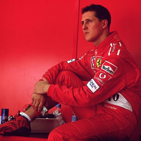 Eine Aufnahme von Michael Schumacher aus dem Jahr 2002 
