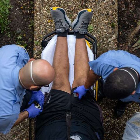 Ein Covid-19-Patient