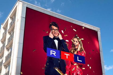 Eine der neuen Logovarianten von RTL.